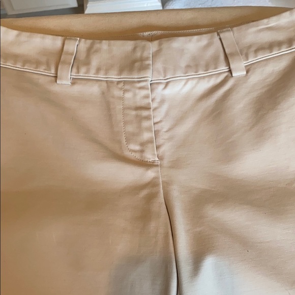 Ann Taylor Cream Dress Pants - Picture 2 of 4